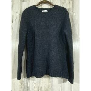 Guide Series Womens Sweater Size Medium Dark Blue Wool Blend